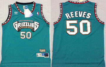 Bryant Reeves Aba Hardwood Classics Memphis Grizzlies green Throwback jersey