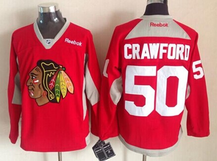 Corey Crawford Chicago Blackhawks red jersey