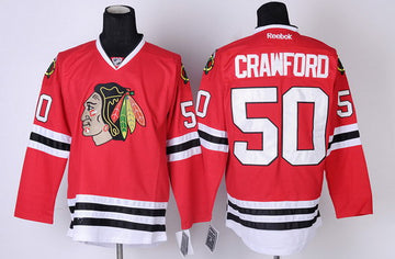 Corey Crawford Chicago Blackhawks red jersey