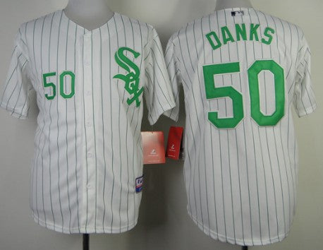 John Danks Chicago White Sox white jersey