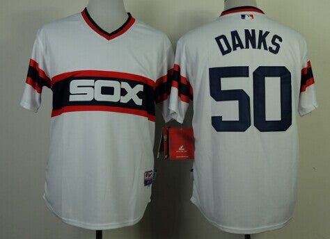 John Danks Chicago White Sox white jersey