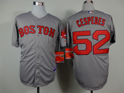 Yoenis Cespedes Boston Red Sox gray jersey