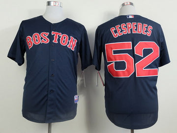 Yoenis Cespedes Boston Red Sox navy jersey