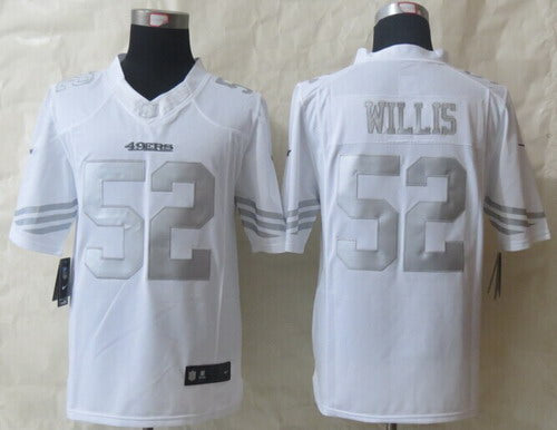Nike Patrick Willis San Francisco 49ers platinum Limited jersey