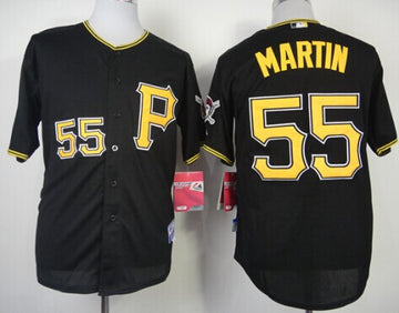 Russell Martin Pittsburgh Pirates black jersey