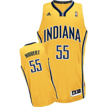Roy Hibbert Indiana Pacers yellow jersey