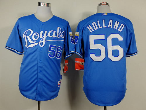 Greg Holland Kansas City Royals blue jersey