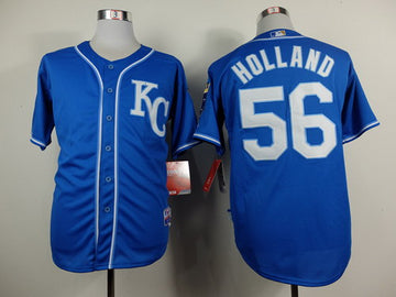 Greg Holland Kansas City Royals blue jersey