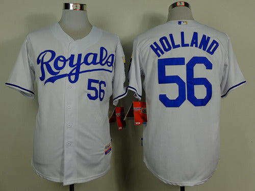 Greg Holland Kansas City Royals white jersey