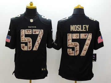 Nike C.J. Mosley Baltimore Ravens black Salute To Service jersey