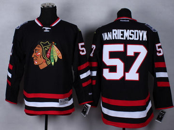 Trevor van Riemsdyk Chicago Blackhawks black Stadium Series jersey