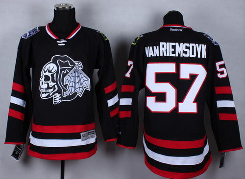 Trevor van Riemsdyk Chicago Blackhawks black Stadium Series jersey