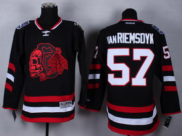 Trevor van Riemsdyk Chicago Blackhawks black Stadium Series jersey