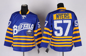 Tyler Myers Buffalo Sabres blue Third jersey