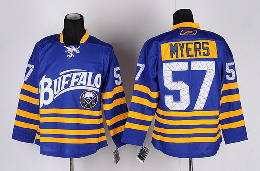 Tyler Myers Buffalo Sabres blue Third jersey