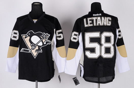 Kris Letang Pittsburgh Penguins black jersey