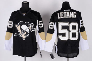 Kris Letang Pittsburgh Penguins black jersey