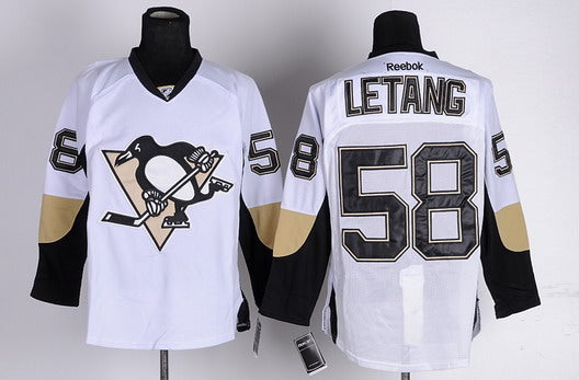 Kris Letang Pittsburgh Penguins white jersey