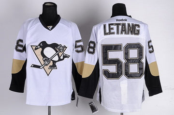 Kris Letang Pittsburgh Penguins white jersey