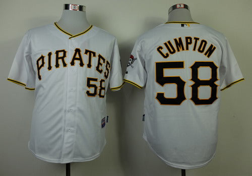 Brandon Cumpton Pittsburgh Pirates white jersey