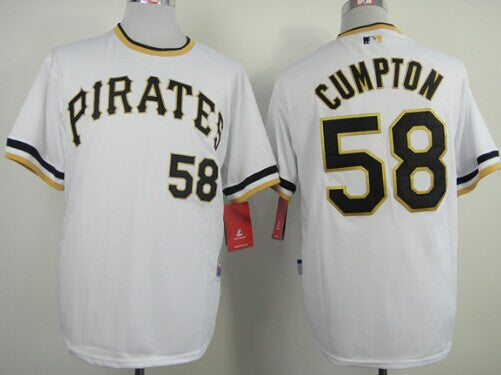 Brandon Cumpton Pittsburgh Pirates white jersey