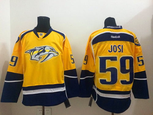 Roman Josi Nashville Predators yellow jersey