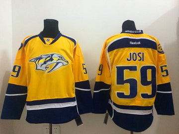 Roman Josi Nashville Predators yellow jersey