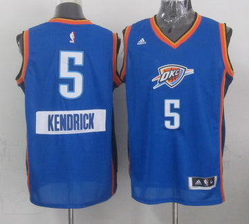 Kendrick Perkins Oklahoma City Thunder blue jersey