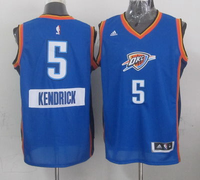 Kendrick Perkins Oklahoma City Thunder blue jersey