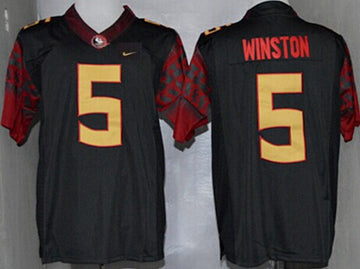 Jameis Winston Florida State Seminoles black Limited jersey