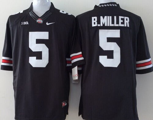 Baxton Miller Ohio State Buckeyes black Limited jersey