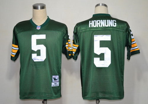 Paul Hornung Green Bay Packers green Throwback jersey