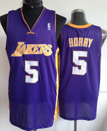 Robert Horry Los Angeles Lakers purple Throwback jersey