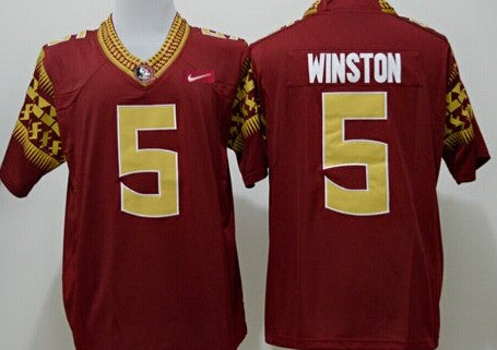 Jameis Winston Florida State Seminoles red Limited jersey