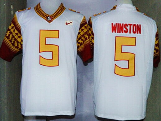 Jameis Winston Florida State Seminoles white Limited jersey