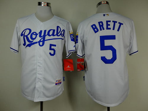 George Brett Kansas City Royals white jersey