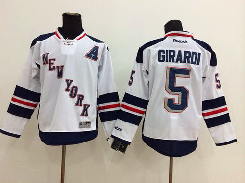 Dan Girardi New York Rangers white Stadium Series jersey
