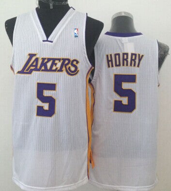 Robert Horry Los Angeles Lakers white Throwback jersey