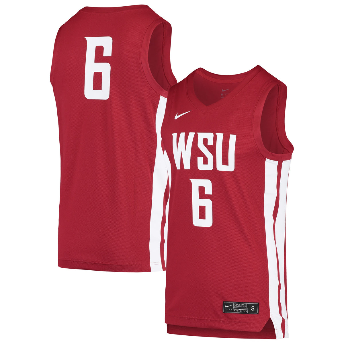 Washington State Cougars crimson jersey