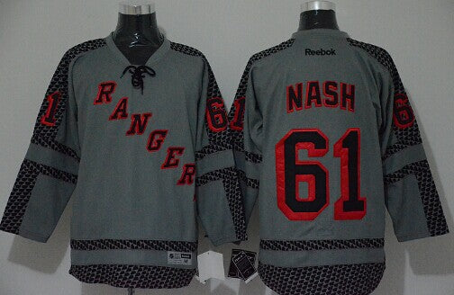 Rick Nash New York Rangers charcoal jersey