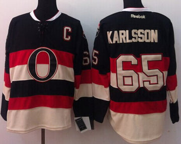 Erik Karlsson Ottawa Senators black Third jersey