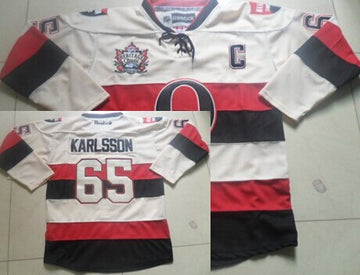 Erik Karlsson Ottawa Senators cream Heritage jersey