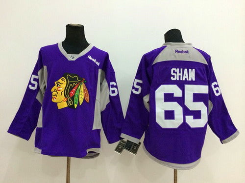 Andrew Shaw Chicago Blackhawks purple jersey