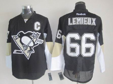 Mario Lemieux Pittsburgh Penguins black jersey