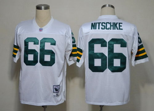 Ray Nitschke Green Bay Packers white Throwback jersey