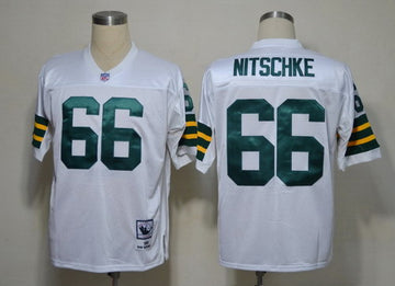 Ray Nitschke Green Bay Packers white Throwback jersey