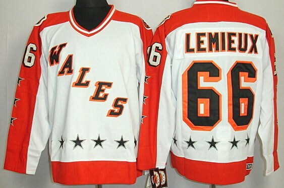 Mario Lemieux Pittsburgh Penguins white All-Star jersey