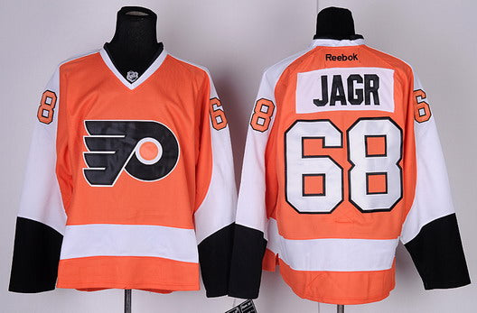 Jagr Philadelphia Flyers orange jersey