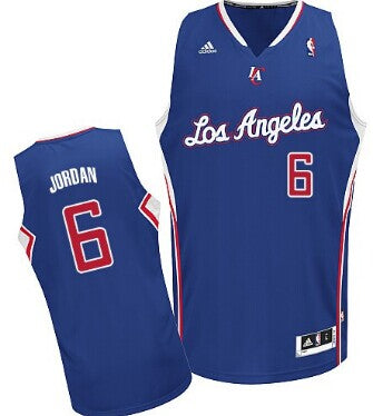 DeAndre Jordan Los Angeles Clippers blue jersey