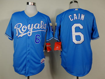 Lorenzo Cain Kansas City Royals blue jersey